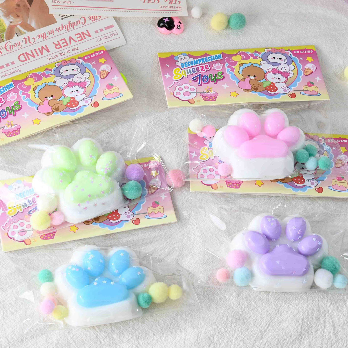 Cat Paw Squishy Collection