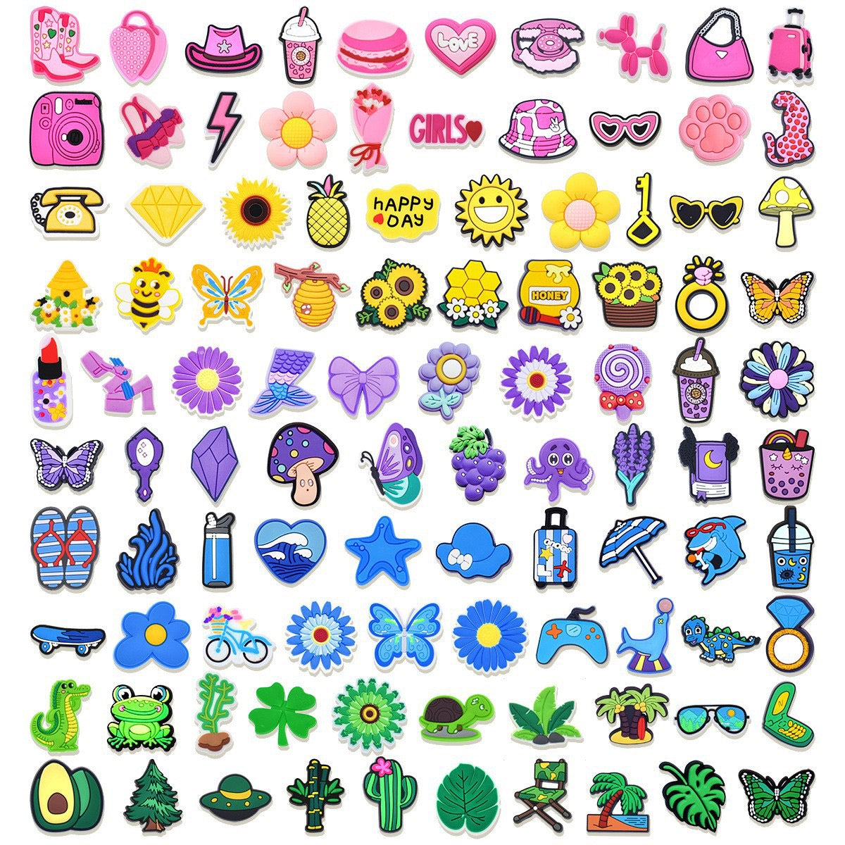 Summer Beach themed charms