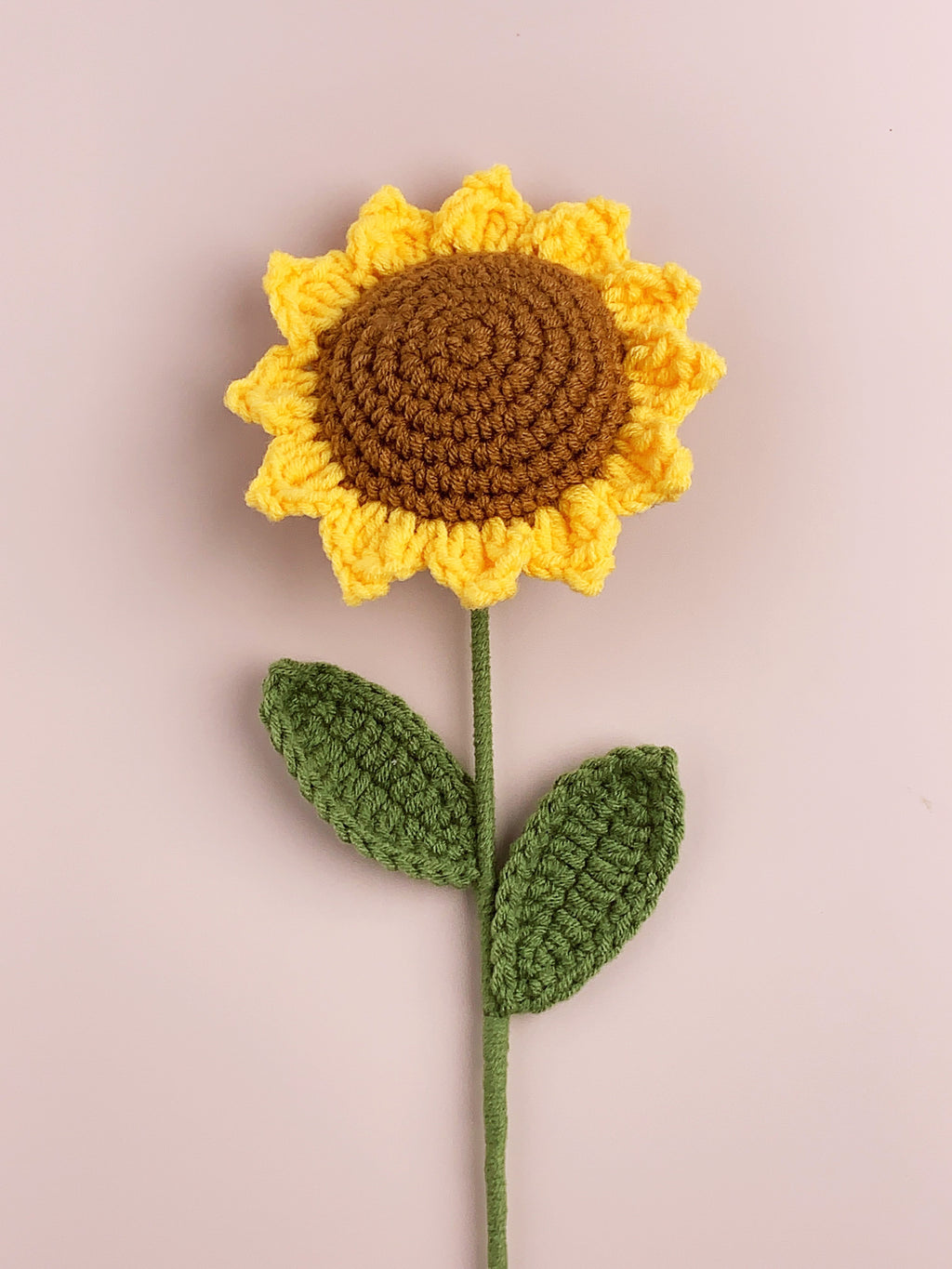 Sunflower Handmade Crochet Flower