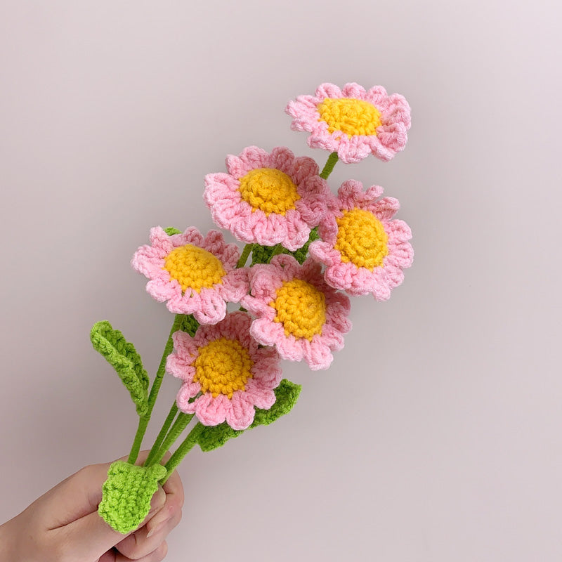 雛菊－手工鉤針編織花