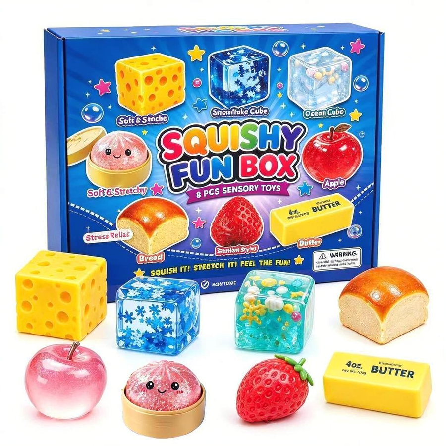 CutieBirdy™ Squishy Fun Box – Blue Box Edition