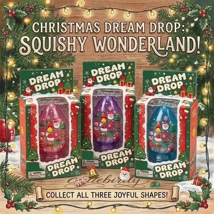 Christmas Sparkle Drop Squishy