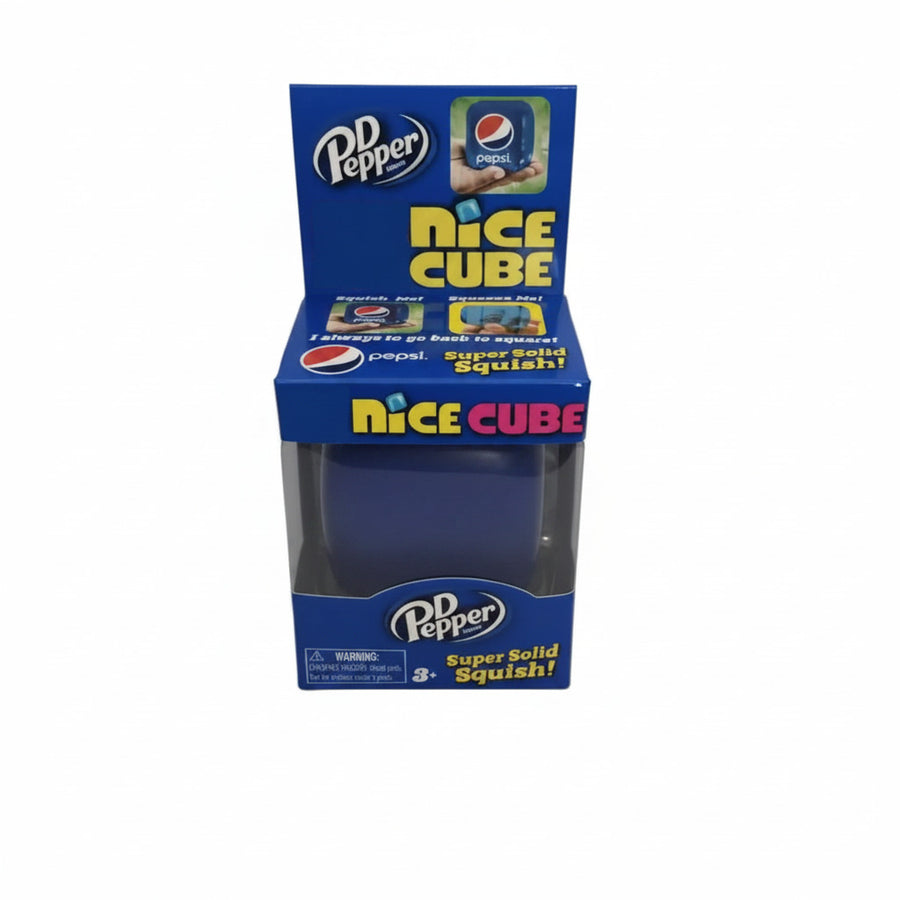 Navy Blue Dense Slow-Rise Squish Cube