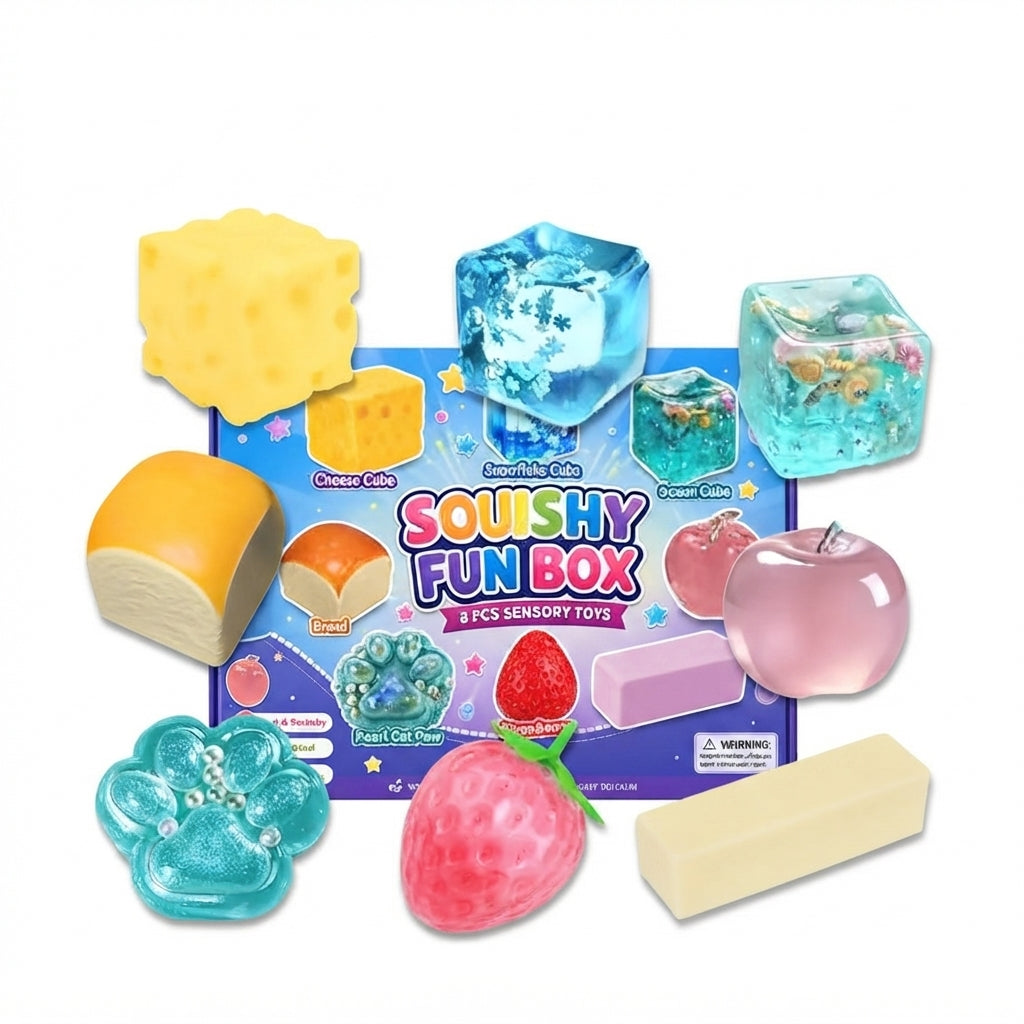 CutieBirdy™ Squishy Fun Box – Blue Box Edition