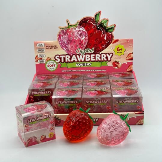 Crystal Strawberry Squishy