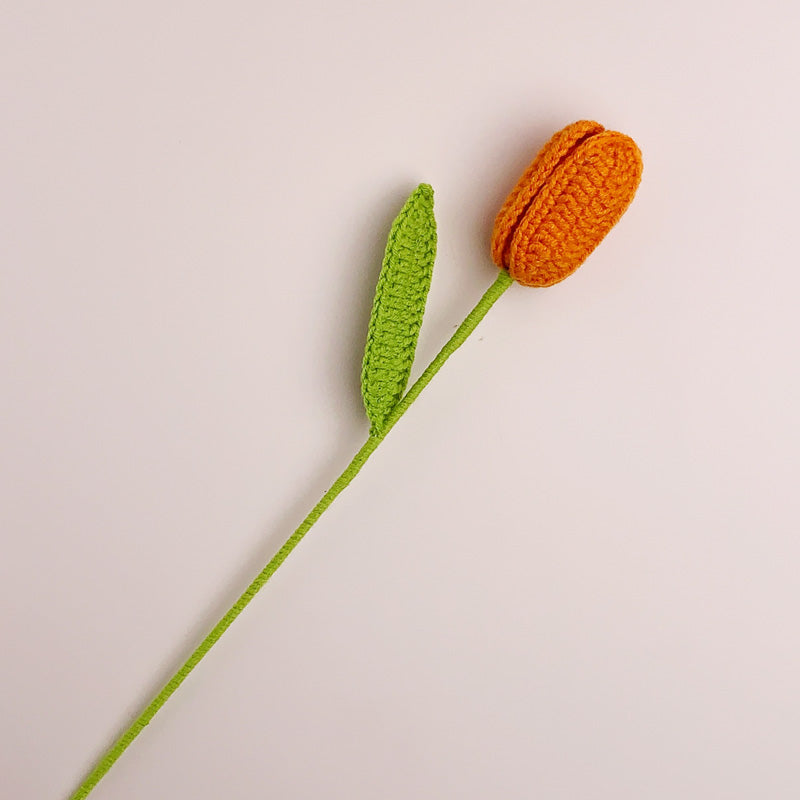 Tulip Handmade Crochet Flower