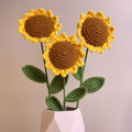 Sunflower Handmade Crochet Flower