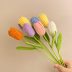 Tulip Handmade Crochet Flower