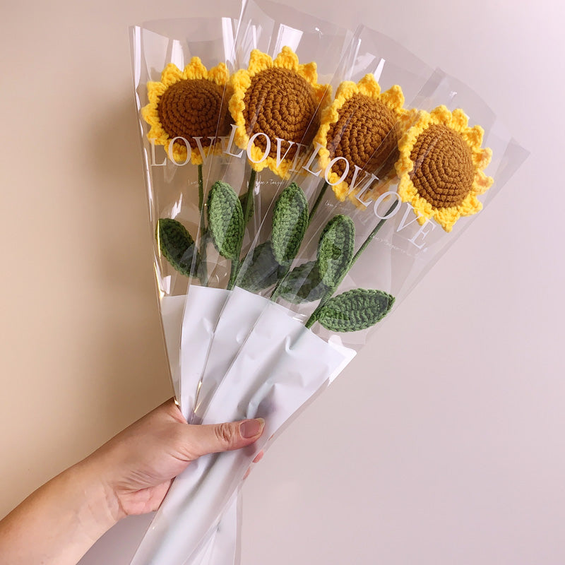 Sunflower Handmade Crochet Flower