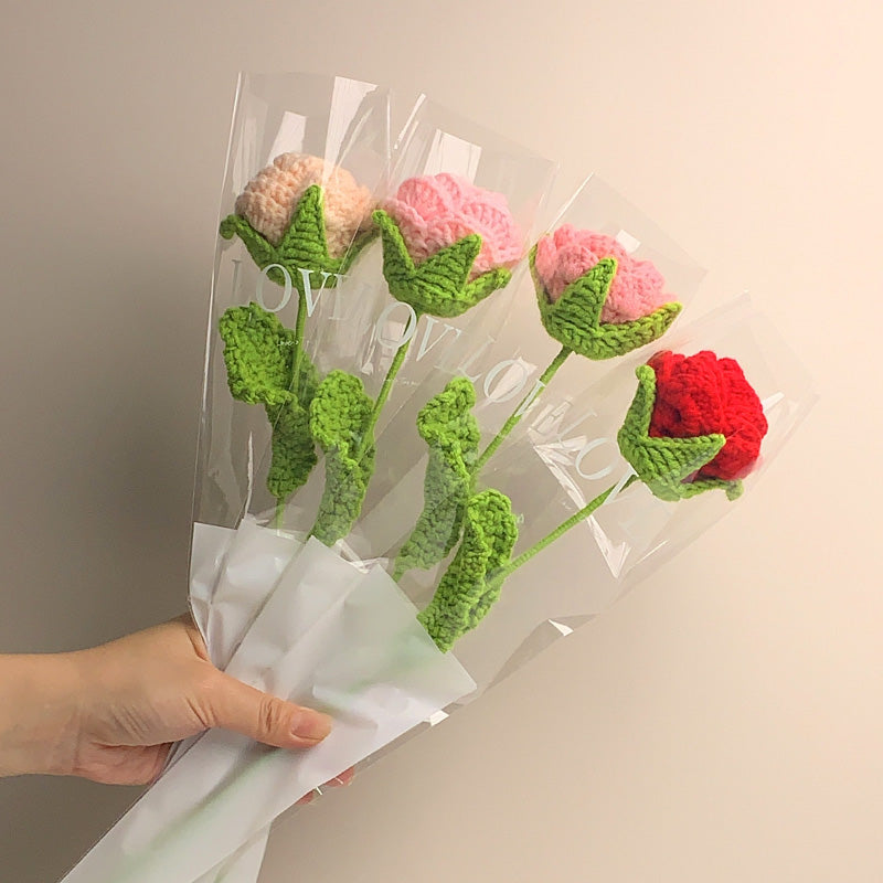 Rose Handmade Crochet Flower
